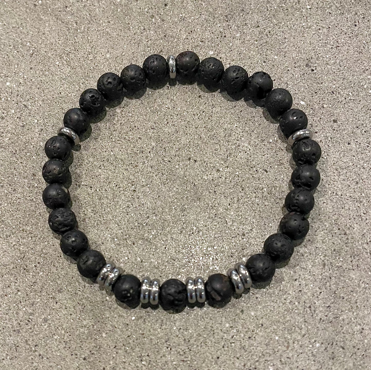 Men’s Lava Bead Bracelet